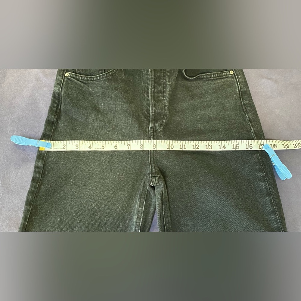 Frank & Eileen MONAGHAN Mom Jean Italian Vintage Denim Size: 28 Black Wash - Picture 14 of 16
